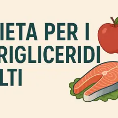 Dieta per i trigliceridi alti: mela e salmone, cibi ideali per abbassare i trigliceridi.