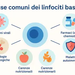 Cause comuni di linfociti bassi: infezioni virali, farmaci, patologie ematologiche, malattie autoimmuni e carenze nutrizionali. Valori normali dei linfociti sono importanti.