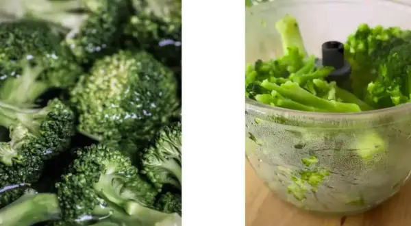 Broccoli fresco, ideale per chi soffre di intolleranza al nichel, pronto per essere tritato.