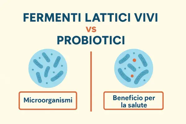 Fermenti lattici vivi vs probiotici: quali sono i cibi che li contengono e i loro benefici per la salute.
